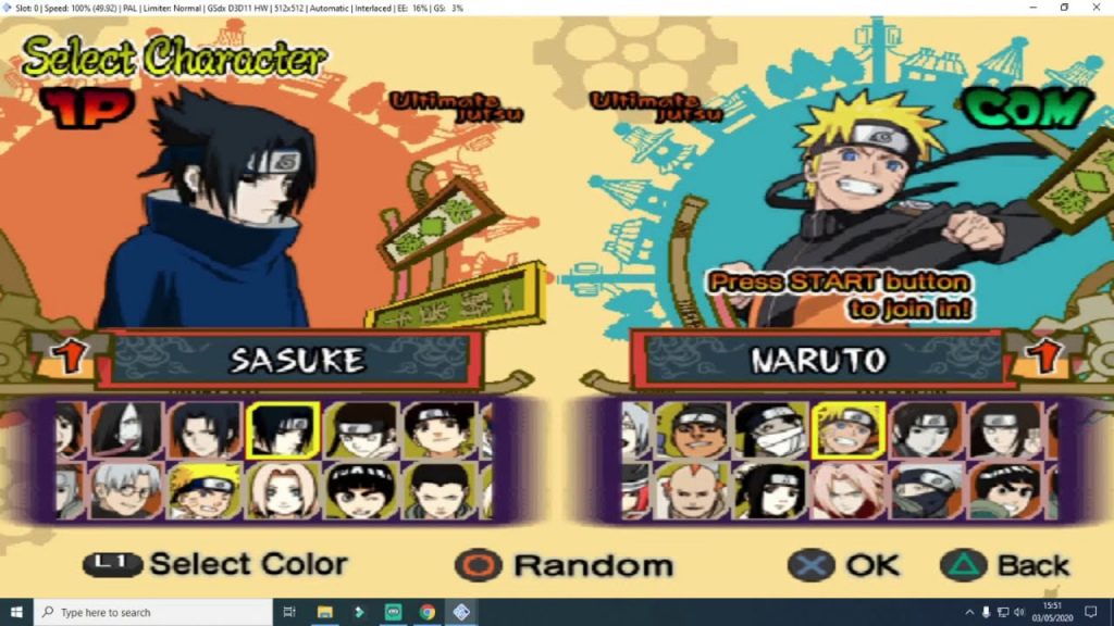 Download Naruto Shippuden Ultimate Ninja 5 - ISO PS2